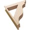 Ekena Millwork 7 1/2-in W x 34-in D x 42-in H Funston Trad Rough Cedar Woodgrain TimberThane Outlooker, Primed Tan OUTUR075X34X42FST04RCPR - alternate 2